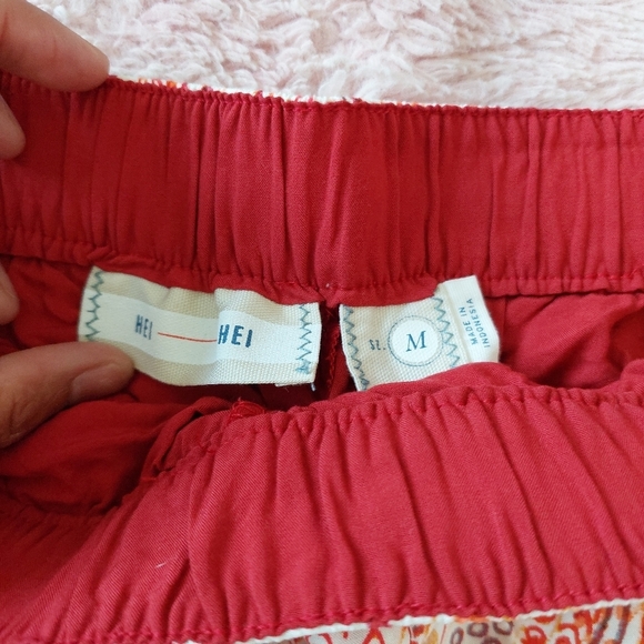 Anthropologie Hei Hei Paisley Print Rory Shorts Size Meduim - Picture 7 of 10